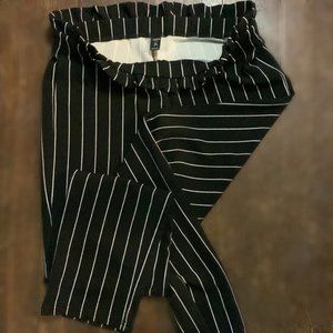 3 for $20! Black and white striped dress pants
